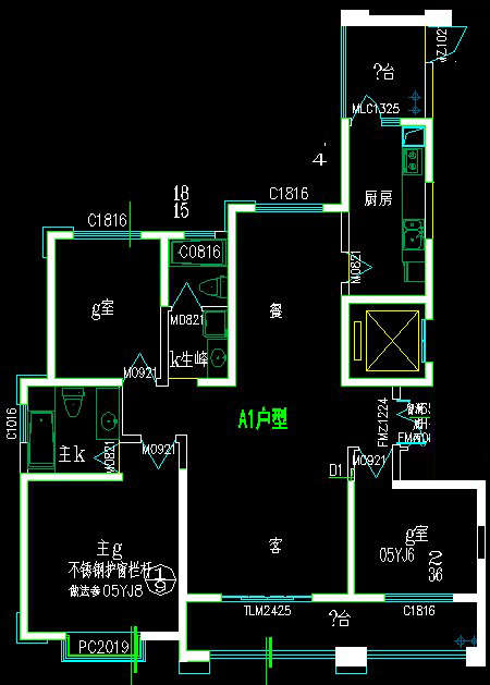 16# A1戶(hù)型